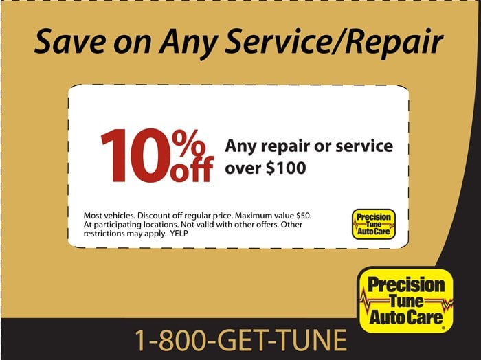 Precision tune up coupons